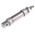 RS PRO Pneumatic Roundline Cylinder - 25mm Bore, 25mm Stroke, ISO 6432 Series, Double Acting