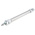 RS PRO Pneumatic Piston Rod Cylinder - 20mm Bore, 125mm Stroke, ISO 6432 Series, Double Acting