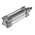 RS PRO Pneumatic Piston Rod Cylinder - 40mm Bore, 80mm Stroke, CDEM Series, Double Acting
