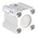SMC Pneumatic Compact Cylinder - 16mm Bore, 10mm Stroke, CQ2 Series, Single Acting