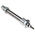 SMC Pneumatic Piston Rod Cylinder - 10mm Bore, 25mm Stroke, C85 Series, Double Acting