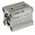 SMC Pneumatic Compact Cylinder - 16mm Bore, 15mm Stroke, CQ2 Series, Double Acting