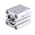 SMC Pneumatic Compact Cylinder - 16mm Bore, 10mm Stroke, CQS Series, Double Acting