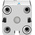 Festo Pneumatic Cylinder - 536262, 25mm Bore, 20mm Stroke, ADN Series, Double Acting