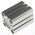 SMC Pneumatic Compact Cylinder - 25mm Bore, 20mm Stroke, CQS Series, Double Acting