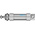 Festo Pneumatic Roundline Cylinder - 196032, 40mm Bore, 50mm Stroke, DSNU Series, Double Acting