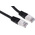 RS PRO Cat6 Male RJ45 to Male RJ45 Ethernet Cable, S/FTP, Black PVC Sheath, 2m