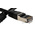 RS PRO Cat6 Male RJ45 to Male RJ45 Ethernet Cable, S/FTP, Black PVC Sheath, 0.5m