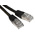 RS PRO Cat6 Male RJ45 to Male RJ45 Ethernet Cable, S/FTP, Black PVC Sheath, 3m