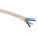RS PRO 3 Core 0.75 mm² Mains Power Cable, White Polyvinyl Chloride PVC Sheath 50m, 6 A 300 V, 2183Y H03VV-F