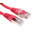 RS PRO Cat5e Male RJ45 to Male RJ45 Ethernet Cable, F/UTP, Red PVC Sheath, 2m