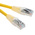 RS PRO Cat5e Male RJ45 to Male RJ45 Ethernet Cable, F/UTP, Yellow PVC Sheath, 2m