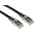 RS PRO Cat5e Male RJ45 to Male RJ45 Ethernet Cable, F/UTP, Black PVC Sheath, 0.5m