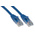 RS PRO Cat5e Male RJ45 to Male RJ45 Ethernet Cable, U/UTP, Blue PVC Sheath, 0.5m