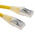 RS PRO Cat6 Male RJ45 to Male RJ45 Ethernet Cable, F/UTP, Yellow LSZH Sheath, 2m