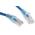 RS PRO Cat5e Male RJ45 to Male RJ45 Ethernet Cable, U/UTP, Blue PVC Sheath, 1m