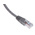 RS PRO Cat5e Straight Male RJ45 to Right Angle Male RJ45 Ethernet Cable, U/UTP, Grey PVC Sheath, 1m