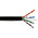 RS PRO Cat6 Ethernet Cable, U/UTP, Black PE Sheath, 100m