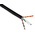 RS PRO Cat6 Ethernet Cable, U/UTP, Black PE Sheath, 100m