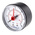 RS PRO Analogue Pressure Gauge 6bar Back Entry, UKAS, 0bar min.