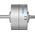 Festo DRVS Series 8 bar Double Action Pneumatic Rotary Actuator, 180° Rotary Angle, 8mm Bore