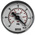 WIKA Analogue Pressure Gauge 0bar Back Entry, 7203726, UKAS, -1bar min.