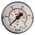 WIKA Analogue Pressure Gauge 2.5bar Back Entry, 7833658, UKAS, 0bar min.