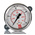 RS PRO G 1/4 Analogue Pressure Gauge 400bar Back Entry, 0bar min.