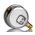 RS PRO G 1/4 Analogue Pressure Gauge 6bar Bottom Entry, 0bar min.