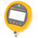 Fluke G 1/4 Digital Pressure Gauge 200bar Bottom Entry, Fluke-700G29, RS232, -0.97bar min.
