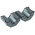 Fair-Rite Openable Ferrite Sleeve, 56.4 x 27.45 x 42.95mm, For EMI Suppression, Apertures: 1, Diameter 25.65mm