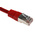 RS PRO Cat6 Male RJ45 to Male RJ45 Ethernet Cable, S/FTP, Red PVC Sheath, 3m