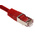 RS PRO Cat6 Male RJ45 to Male RJ45 Ethernet Cable, S/FTP, Red PVC Sheath, 3m
