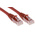 RS PRO Cat6 Male RJ45 to Male RJ45 Ethernet Cable, U/UTP, Red LSZH Sheath, 3m
