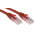 RS PRO Cat5e Male RJ45 to Male RJ45 Ethernet Cable, U/UTP, Red LSZH Sheath, 1m