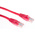 RS PRO Cat5e Male RJ45 to Male RJ45 Ethernet Cable, U/UTP, Red PVC Sheath, 10m