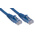 RS PRO Cat6 Male RJ45 to Male RJ45 Ethernet Cable, U/UTP, Blue PVC Sheath, 1m