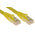 RS PRO Cat6 Male RJ45 to Male RJ45 Ethernet Cable, U/UTP, Yellow LSZH Sheath, 2m