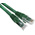 RS PRO Cat6 Male RJ45 to Male RJ45 Ethernet Cable, U/UTP, Green LSZH Sheath, 1m
