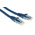 RS PRO Cat6 Male RJ45 to Male RJ45 Ethernet Cable, U/UTP, Blue LSZH Sheath, 0.5m
