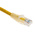 RS PRO Cat6 Male RJ45 to Male RJ45 Ethernet Cable, U/UTP, Yellow PVC Sheath, 10m