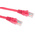 RS PRO Cat5e Male RJ45 to Male RJ45 Ethernet Cable, U/UTP, Red PVC Sheath, 5m