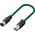 RS PRO Cat5e Straight Female M12 to Male RJ45 Ethernet Cable, Green PVC Sheath, 5m