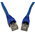 RS PRO Cat6 Male RJ45 to Male RJ45 Ethernet Cable, U/UTP, Blue PVC Sheath, 2m