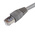 RS PRO Cat5e Male RJ45 to Male RJ45 Ethernet Cable, U/FTP, Grey, 1m