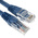 RS PRO Cat5e Male RJ45 to Male RJ45 Ethernet Cable, U/UTP, Blue LSZH Sheath, 3m
