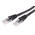 RS PRO Cat5e Male RJ45 to Male RJ45 Ethernet Cable, U/UTP, Black LSZH Sheath, 1m