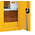 RS PRO Yellow Lockable 2 Doors Hazardous Substance Cabinet, 900mm x 900mm x 460mm