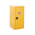 RS PRO Yellow Lockable 1 Doors Hazardous Substance Cabinet, 900mm x 460mm x 460mm