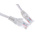 RS PRO Cat5e Male RJ45 to Male RJ45 Ethernet Cable, U/UTP, White PVC Sheath, 0.5m